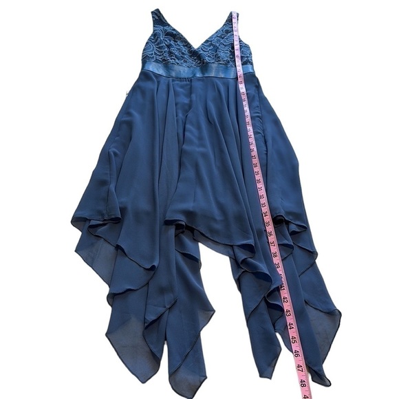 Ever-Pretty V- Neck Lace A Line Chiffon Cocktail Dress - Size Small - Picture 10 of 10